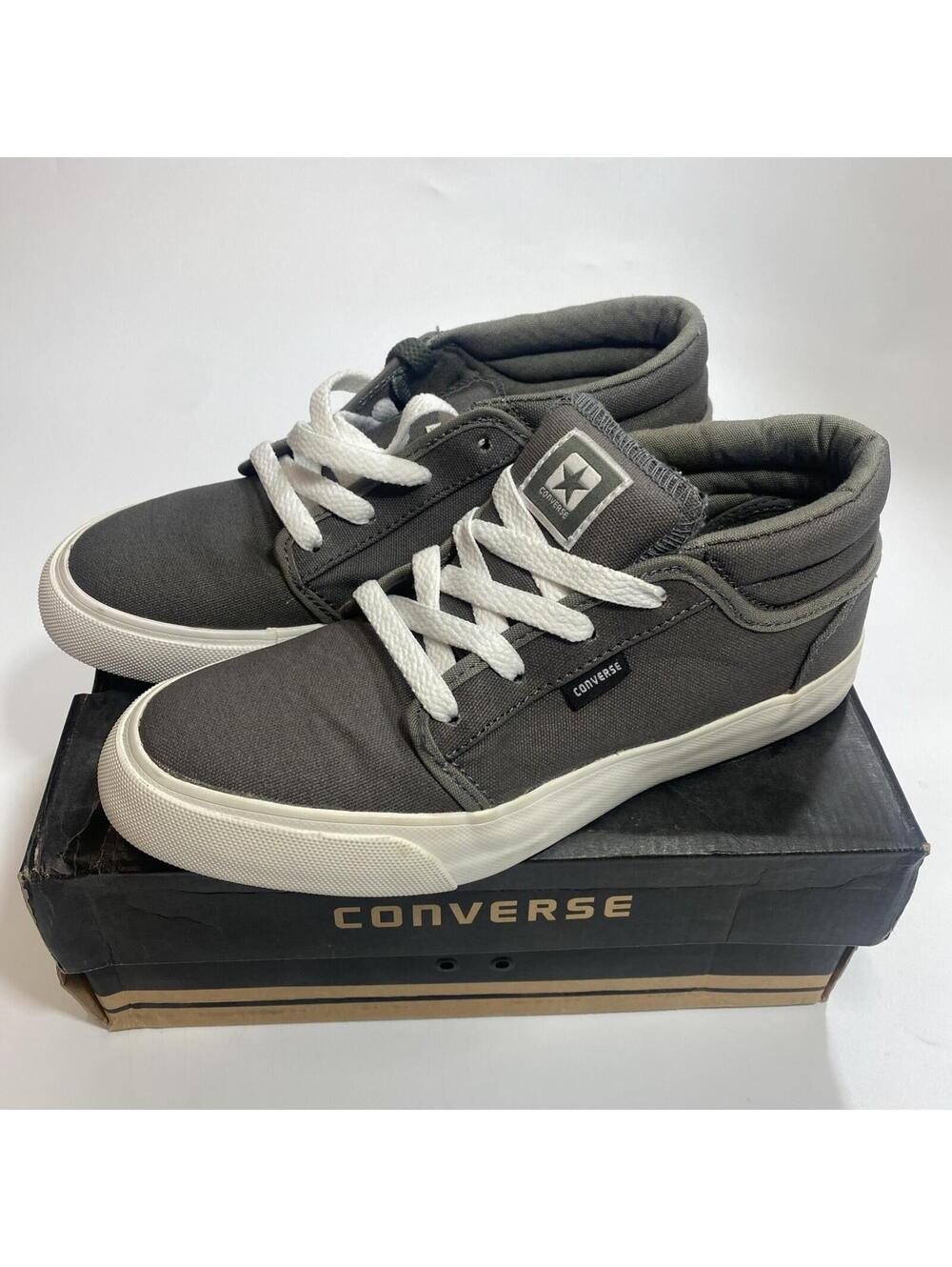 Converse Silo Mid Charcoal Gray Youth Kids Size 3 Skate Girls Boys 621724